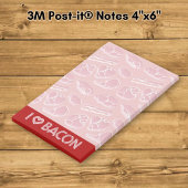 Ik hou van bacon post-it® notes