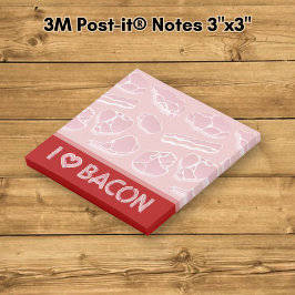 Ik hou van bacon post-it® notes