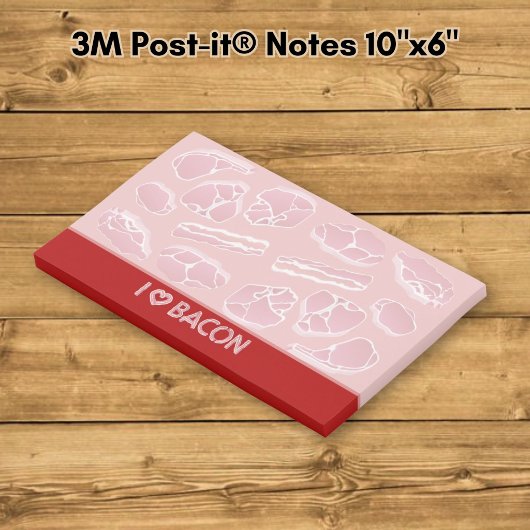 Ik hou van bacon post-it® notes