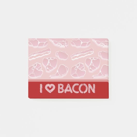 Ik hou van bacon post-it® notes (Voorkant)