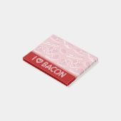 Ik hou van bacon post-it® notes (Schuin)