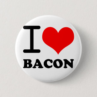Ik hou van bacon ronde button 5,7 cm