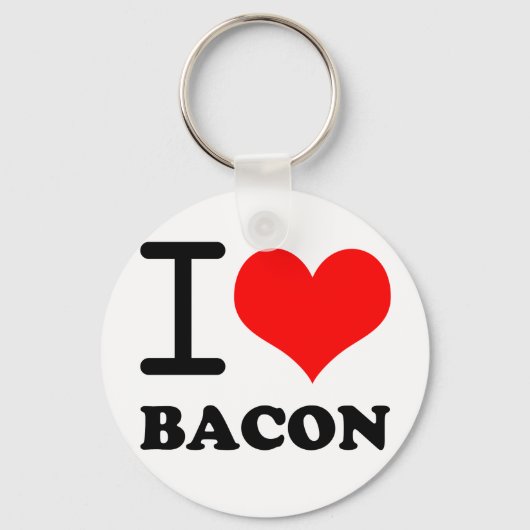 Ik hou van bacon sleutelhanger (Voorkant)