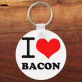 Ik hou van bacon sleutelhanger (Voorkant)