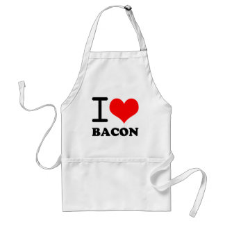 Ik hou van bacon standaard schort