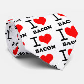 Ik hou van bacon stropdas (Opgerold)