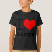 Ik hou van bacon t-shirt (Voorkant)