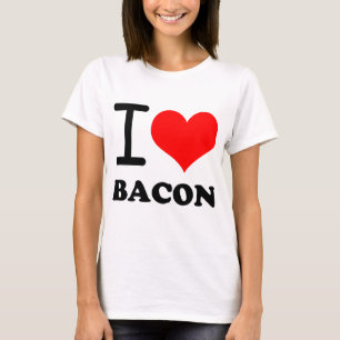 Ik hou van bacon t-shirt