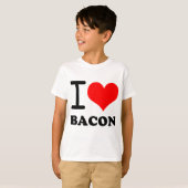 Ik hou van bacon t-shirt (Voorkant volledig)