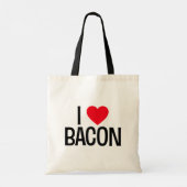 Ik hou van Bacon. Tote Bag (Achterkant)