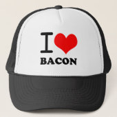 Ik hou van bacon trucker pet (Voorkant)