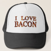 Ik hou van bacon trucker pet (Voorkant)