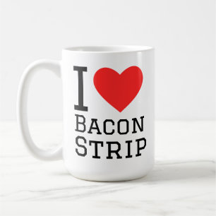 Ik hou van baconreep  koffiemok