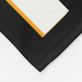 Ik hou van badminton fleece deken (Hoek)
