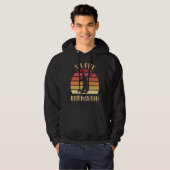 Ik hou van Badminton Jump Smash Hoodie (Voorkant volledig)