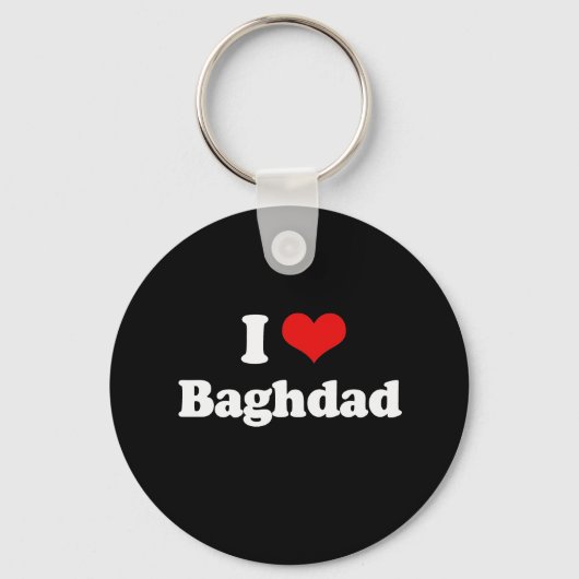 Ik hou van Bagdad Tshirt White Tshirt Sleutelhanger (Voorkant)