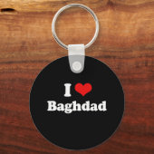 Ik hou van Bagdad Tshirt White Tshirt Sleutelhanger (Voorkant)