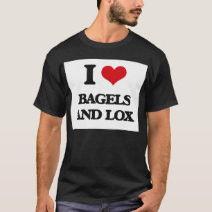 Ik hou van Bagels en Lox T-shirt