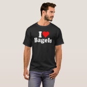 Ik hou van Bagels I Heart Bagels T-shirt (Voorkant volledig)