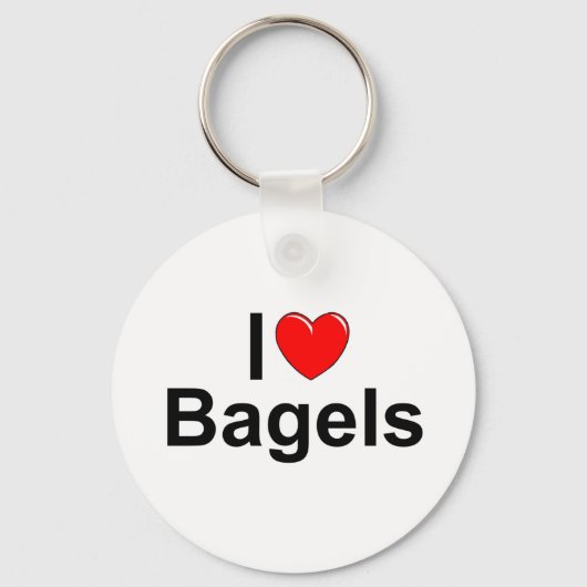 Ik hou van Bagels Sleutelhanger (Voorkant)