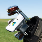 Ik hou van (Bahamaanse vlag hart) Persoonlijk Golfheadcover (Insitu)