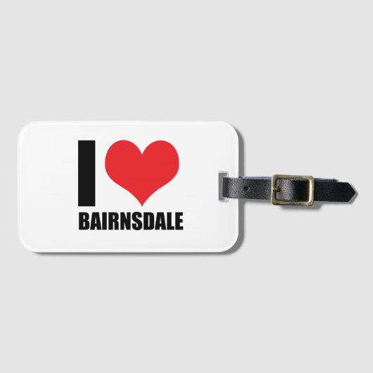 Ik hou van Bairnsdale Bagagelabel (Voorkant (horizontaal))