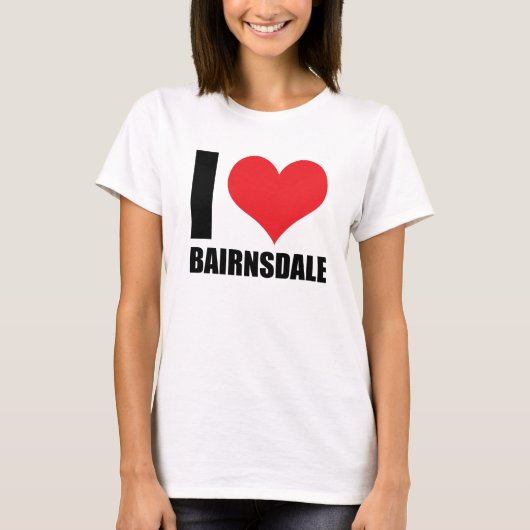 Ik hou van Bairnsdale T-shirt (Voorkant)