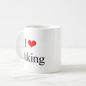 Ik hou van baken koffiemok (Voorkant links)