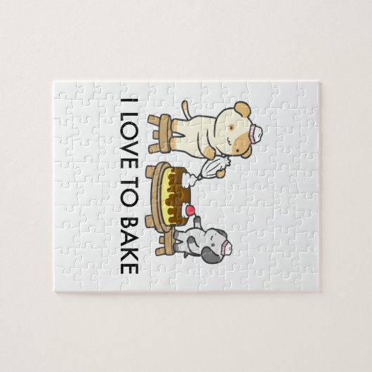 Ik hou van baken legpuzzel (Horizontaal)