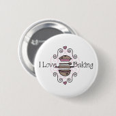 Ik hou van baken ronde button 5,7 cm (Voorkant /achterkant)