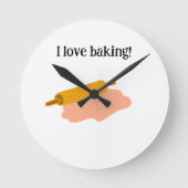Ik hou van baken ronde klok (Voorkant)