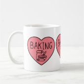 Ik hou van baking Heart Koffiemok (Links)