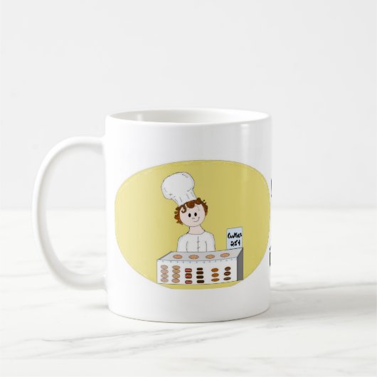 Ik hou van bakken koffiemok (Links)