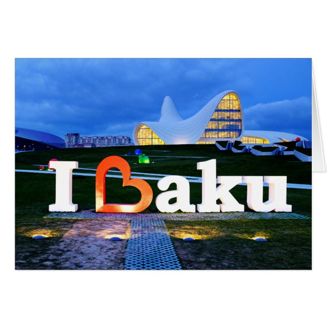 Ik hou van Baku (Voorkant Horizontaal)
