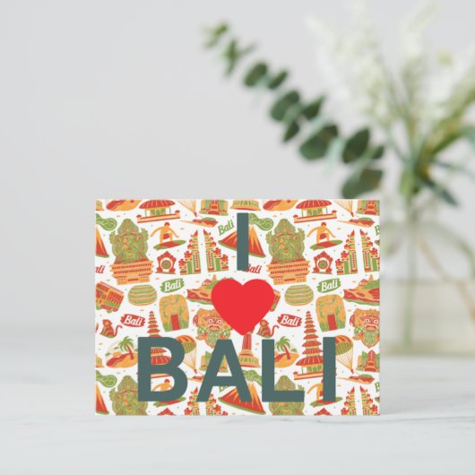 Ik hou van Bali : Een Briefkaart uit het Paradijs (Staand voorkant)