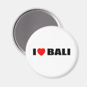 Ik hou van Bali, Indonesië Magneet (Voorkant / Achterkant)