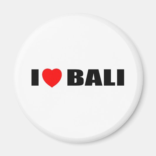 Ik hou van Bali, Indonesië Magneet (Voorkant)