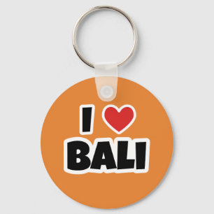 Ik hou van Bali Sleutelhanger
