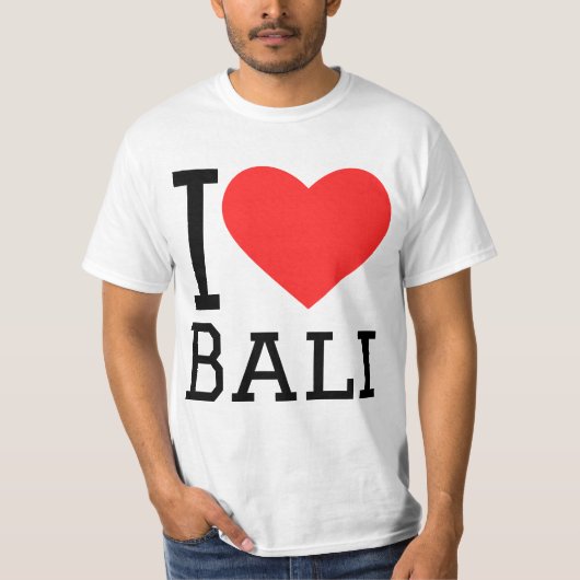 Ik hou van Bali T-shirt (Voorkant)