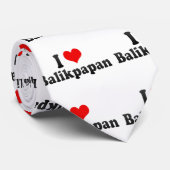 Ik hou van Balikpapan, Indonesië Stropdas (Opgerold)