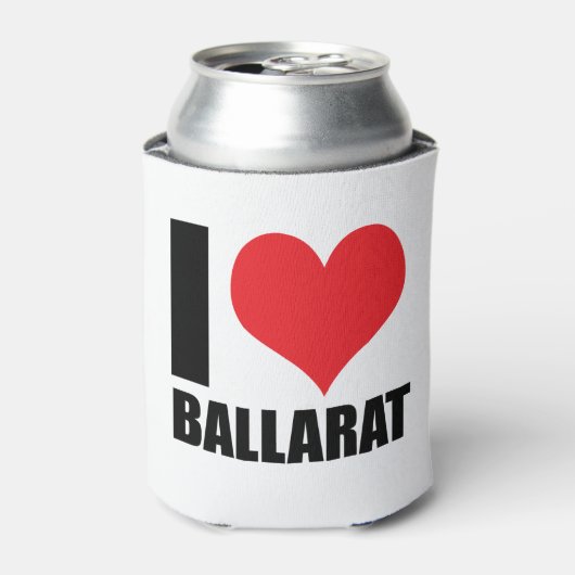 Ik hou van Ballarat Blikjeskoeler (Blikje Voorkant)