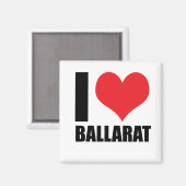 Ik hou van Ballarat Magneet (Voorkant / Achterkant)