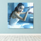 IK HOU VAN BALLET - BALLET & DANS CANVAS AFDRUK (Insitu (Houten vloer))
