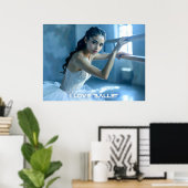 IK HOU VAN BALLET - BALLET & DANS POSTER (Thuiskantoor)