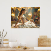 IK HOU VAN BALLET - BALLET & DANS POSTER (Keuken)