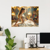 IK HOU VAN BALLET - BALLET & DANS POSTER (Thuiskantoor)