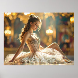 IK HOU VAN BALLET - BALLET & DANS POSTER