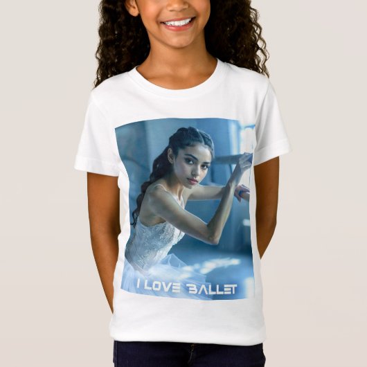 IK HOU VAN BALLET - BALLET & DANS T-SHIRT (Voorkant)