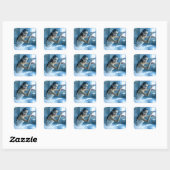 IK HOU VAN BALLET - BALLET & DANS VIERKANTE STICKER (Vel)