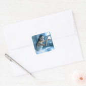 IK HOU VAN BALLET - BALLET & DANS VIERKANTE STICKER (Envelop)